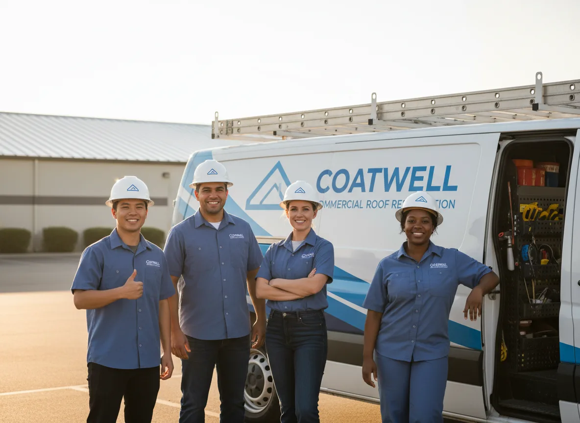 Commercial roof coating company in Austwell, TX